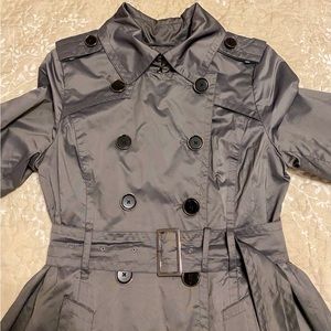 East 5th Women’s Belted Trench Coat with Zip Out Liner Size Medium